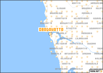 map of Obadawatta