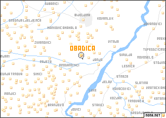 map of Obadica