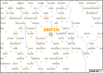 map of Obafemi