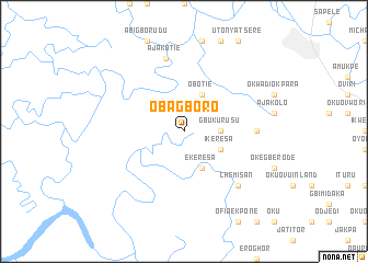 map of Obagboro