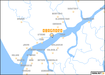 map of Obagnoro