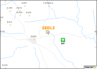 map of Oba Ile