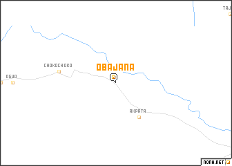 map of Obajana