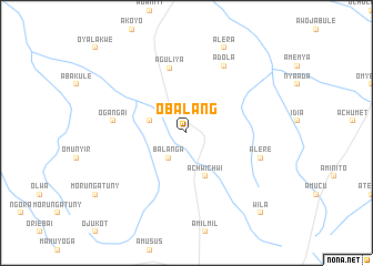 map of Obalang