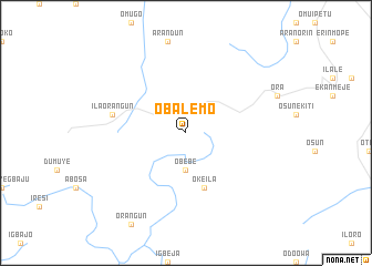 map of Obalemo