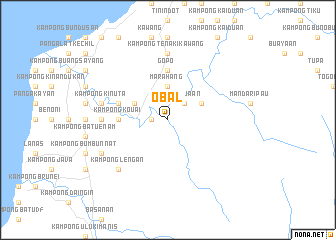 map of Obal