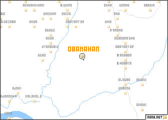 map of Obamahan