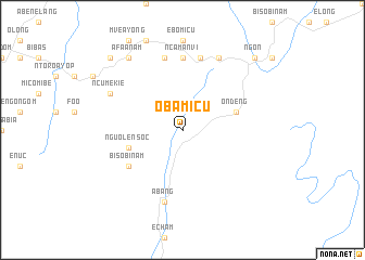 map of Obamicu