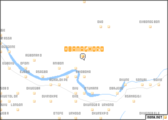 map of Obanaghoro