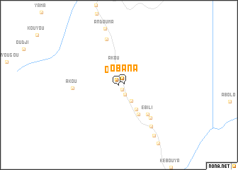 map of Obana
