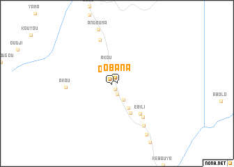 map of Obana