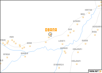 map of Obana