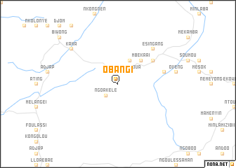 map of Obang I