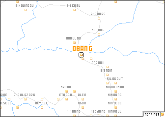 map of Obang