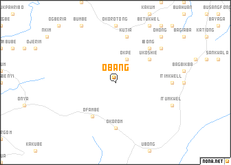 map of Obang