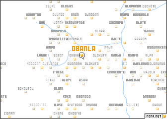 map of Obanla