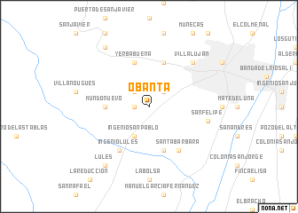 map of Obanta