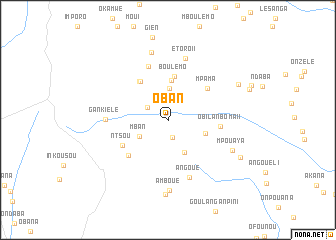 map of Oban