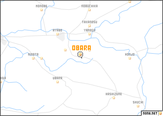 map of Ōbara