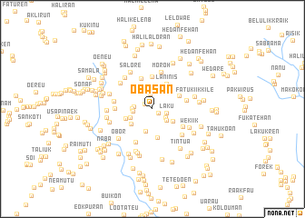 map of Obasan