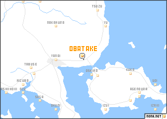 map of Ōbatake