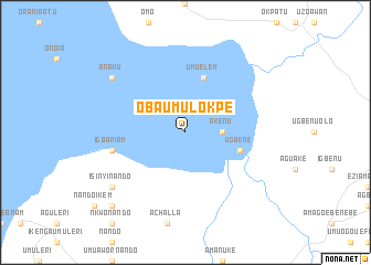 map of Oba Umulokpe