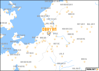 map of Obayan