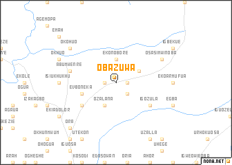 map of Obazuwa