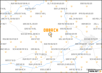 map of Obbach