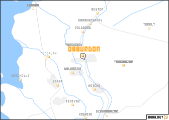 map of Obbŭrdon