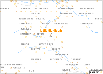 map of Obdachegg