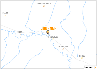 map of Obdamēr