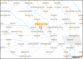 map of Obedinu