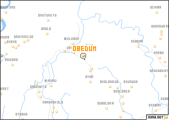 map of Obedum