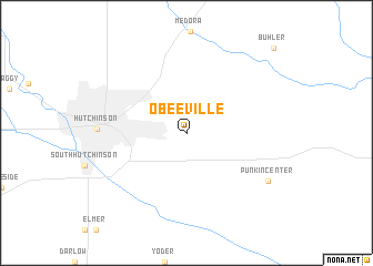 map of Obeeville
