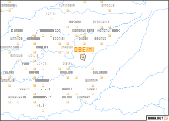 map of Obeimi