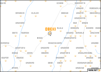 map of Obeki