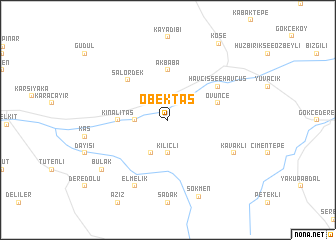 map of Öbektaş