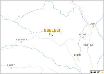 map of Obeledi