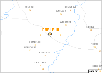 map of Obelevo