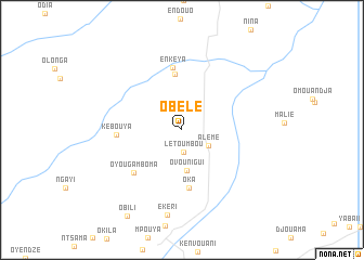map of Obélé