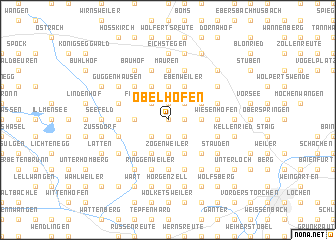 map of Obelhofen