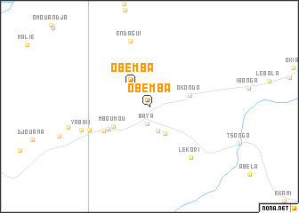 map of Obemba