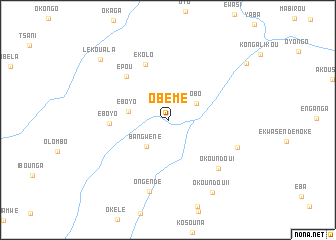 map of Obeme