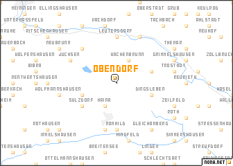 map of Obendorf