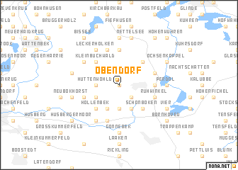 map of Obendorf