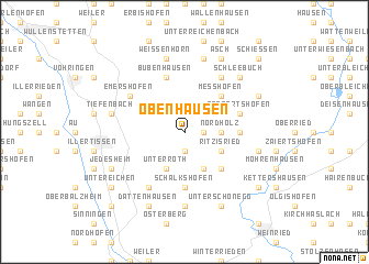 map of Obenhausen