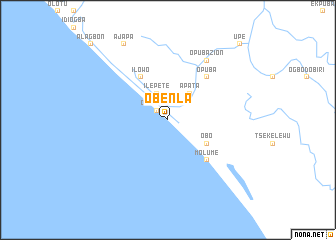 map of Obe Nla