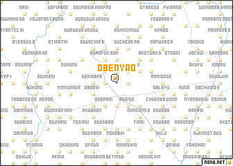 map of Obenyao