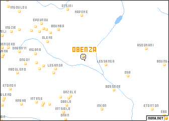 map of Obenza